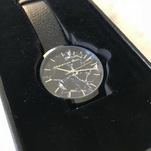 The Strand Marble Christian Paul watch (black)